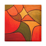 "Stained Glass" by TB Greene _ Art for your fridge magnets