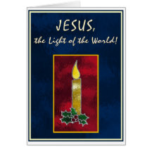 Stained glass candle cards