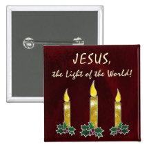 Stained glass candles pins