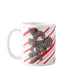 Stained Glass Candy Cane Drinkware mugs