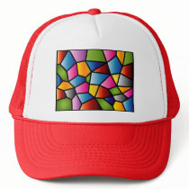 Stained Glass Cap Trucker Hats