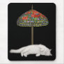 Stained Glass Cat Sunlamp Mousepad