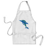 Stained Glass Dolphin aprons