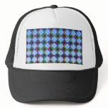 Stained Glass Effect, Floral Pattern. Custom hats