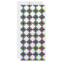 Stained Glass Effect Floral Pattern. Custom rack cards