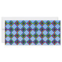 Stained Glass Effect, Floral Pattern. Custom rack cards