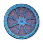 Stained Glass Effect Wheel Magnet