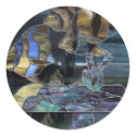 Stained Glass Fish Sticker