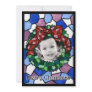 Stained Glass Holiday Wreath