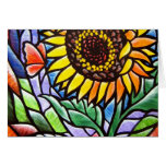 Stained Glass Like Flower plus Fantasy Art cards