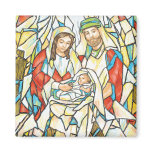 Stained Glass Nativity Painting Magnets