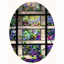 Stained Glass Nature Ornament
