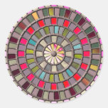 Stained Glass Roulette Wheel Stickers