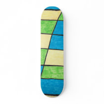 Stained-Glass Skateboard