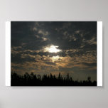 Stained-glass Sunset posters