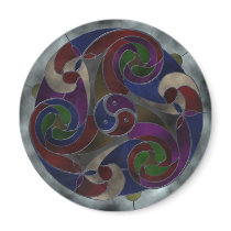 Stained Glass Triskele