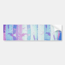 Stained Glass Waves : Navins Signature Style Bumper Stickers