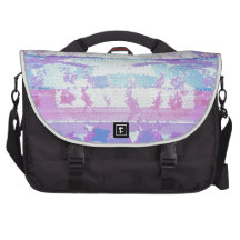 Stained Glass Waves : Navins Signature Style Laptop Commuter Bag