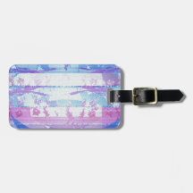 Stained Glass Waves : Navins Signature Style Tag For Luggage