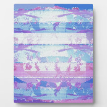 Stained Glass Waves : Navins Signature Style Display Plaques