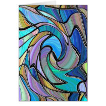 Stained Glass Window Greeting Cards