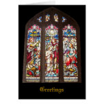 Stained Glass Window Christmas Card