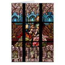 Stained Glass Window Greeting Cards