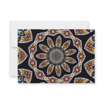 Stained Glass Window Kaleidoscope #1 Personalised Invites