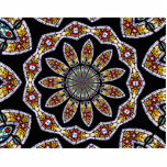 Stained Glass Window Kaleidoscope #1 Cut Out