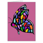 stainglass butterfly card