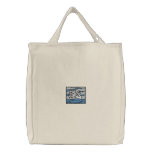 Stainglass Swan Embroidered Bags