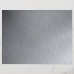 Stainless steel texture with lighting highlights personalized flyer