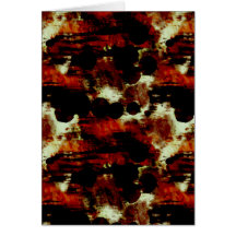 Stains in Red and Black Card