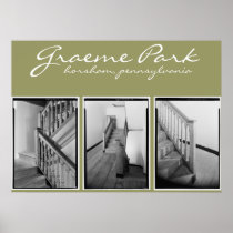 Stairhall at Graeme Park Poster