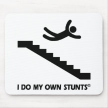 Stairs My Own Stunts Mouse Mat