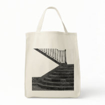 Stairway and post box canvas bag