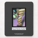 Stairway To Heaven Parody Cartoon On Mouse Pad mousepads