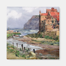 Staithes, c.1897-1918 refrigerator magnet