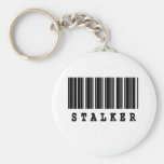 stalker barcode design key chain