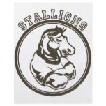 Stallions Mascot Custom Flyer