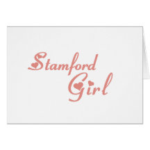 Stamford Girl tee shirts Greeting Cards
