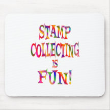 Stamp Collecting is Fun Mouse Pads