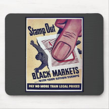 Stamp Out Black Markets With Your Ration Stamps Mousepads