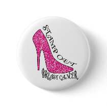 Stamp Out Breast Cancer Pinback Button