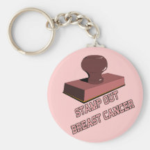 Stamp Out Breast Cancer Keychain