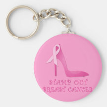 Stamp Out Breast Cancer Products Keychain