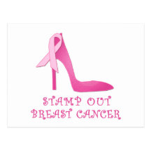 Stamp Out Breast Cancer Products Post Card