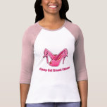 Stamp Out Breast Cancer Stilettos Tee Shirts