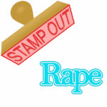 Stamp Out Rape photo sculptures