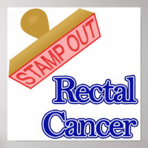 Stamp Out Rectal Cancer Posters